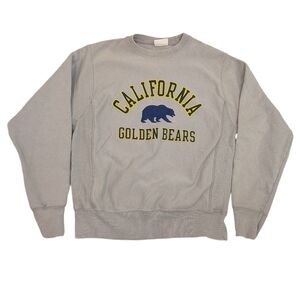 Champion Reverse Weave Cal Berkeley Golden Bears Sweatshirt S Heavyweight Taupe